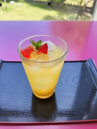 .
秩父宮記念公園うぐいす亭です☕️

明日6/8秩父宮記念公園ではGOTEMBA MEDAKA FES
が開催されます！

うぐいす亭ではコラボメニューとしまして金魚のグミが入った甘夏味のサイダードリンク『金魚ソーダ』税込500円を数量限定で販売します🍹

また、毎年好評の梅炭酸ジュースも販売開始しております！
お好みでホットもお選びいただけます。

暑い日にぴったりのドリンクをご用意してお待ちしておりますので皆様ぜひうぐいす亭にお立ち寄り下さい😌

#秩父宮記念公園
#秩父宮記念公園うぐいす亭
#gotembamedakafes 
#甘夏ソーダ
#金魚ソーダ
#梅炭酸ジュース
#無料開放日